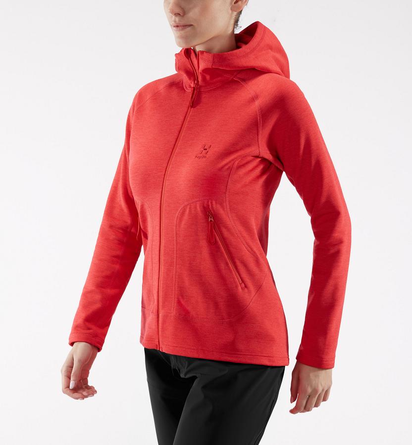 Haglöfs Womens Heron Fleece Red New Zealand 16072OMXT
